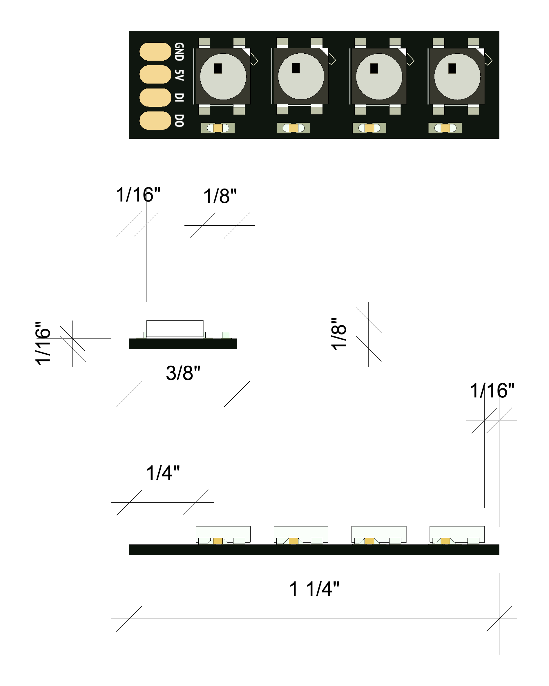 LED Bar in Vectorworks